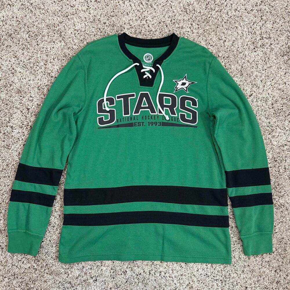 Nhl Men's Green T-shirt
